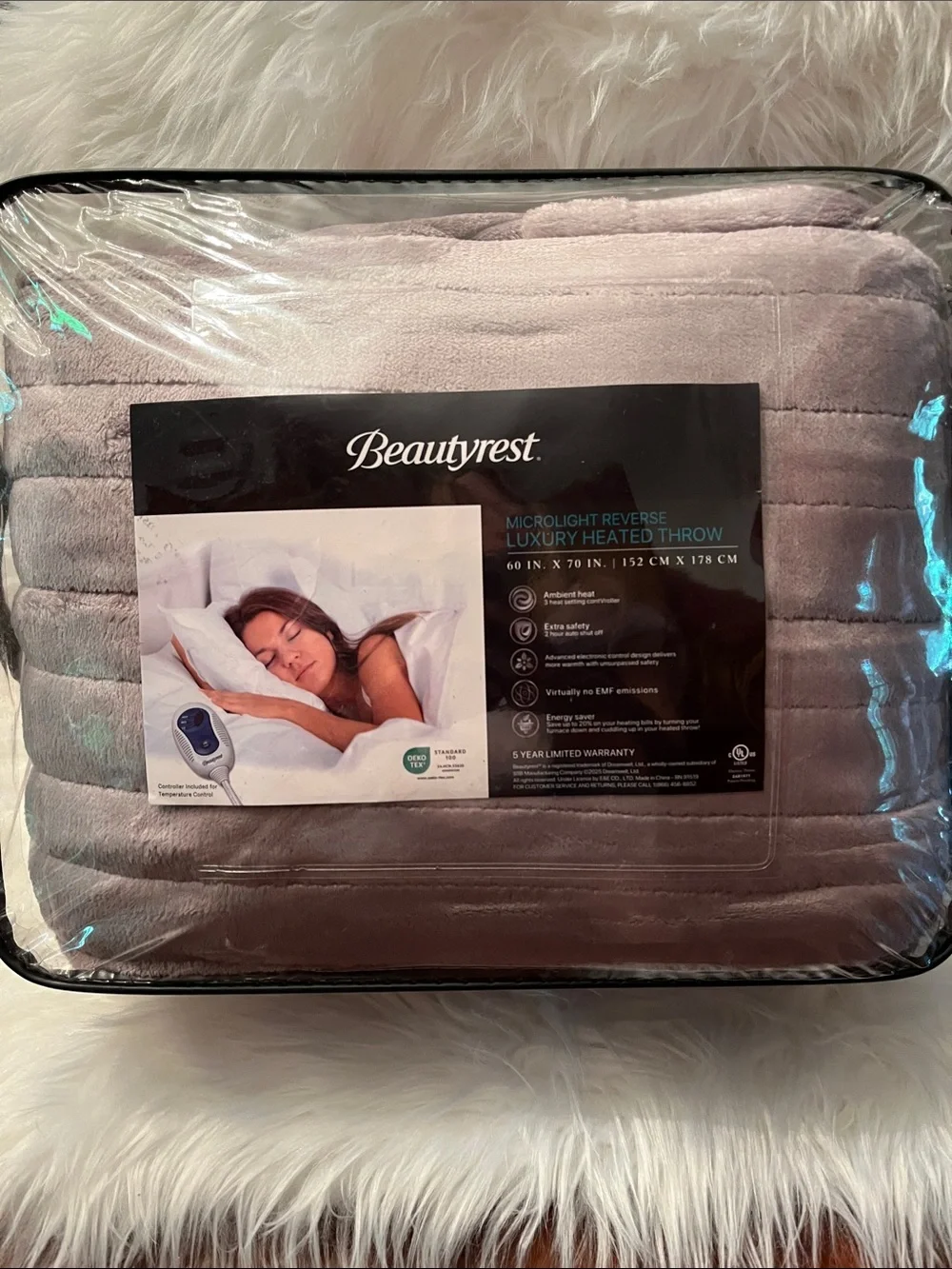 Heated Queen size blanket